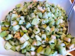 Minty Fresh Cucumber Salad